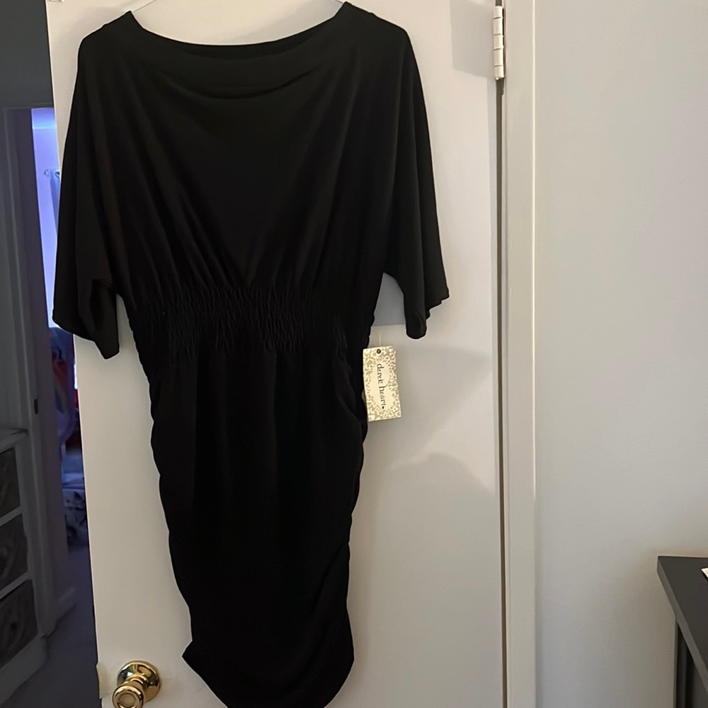 Brand New Black derek heart Dress